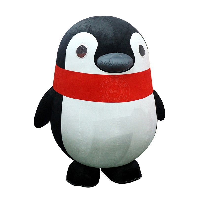 6m height (20ft) with blower Factory direct sales giant inflatable penguin cartoon inflatable model event opening promotion parade model