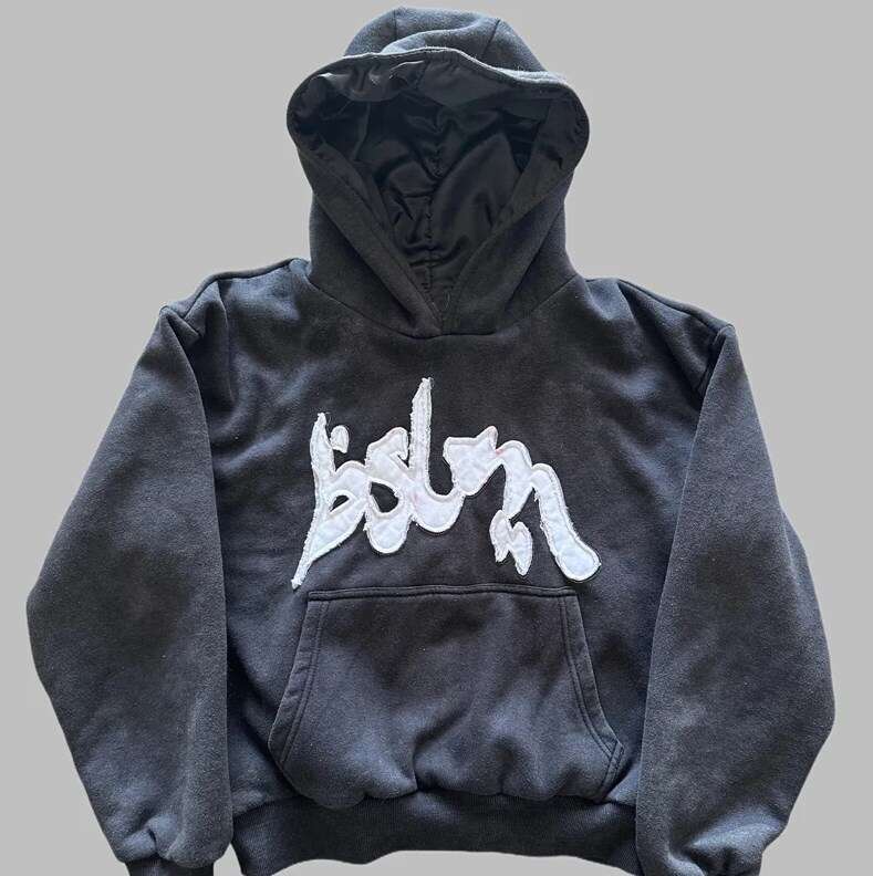 Autumn and winter new hoodie, personalized style, high street hip-hop, letter embroidery, fashionable casual pants, unisex