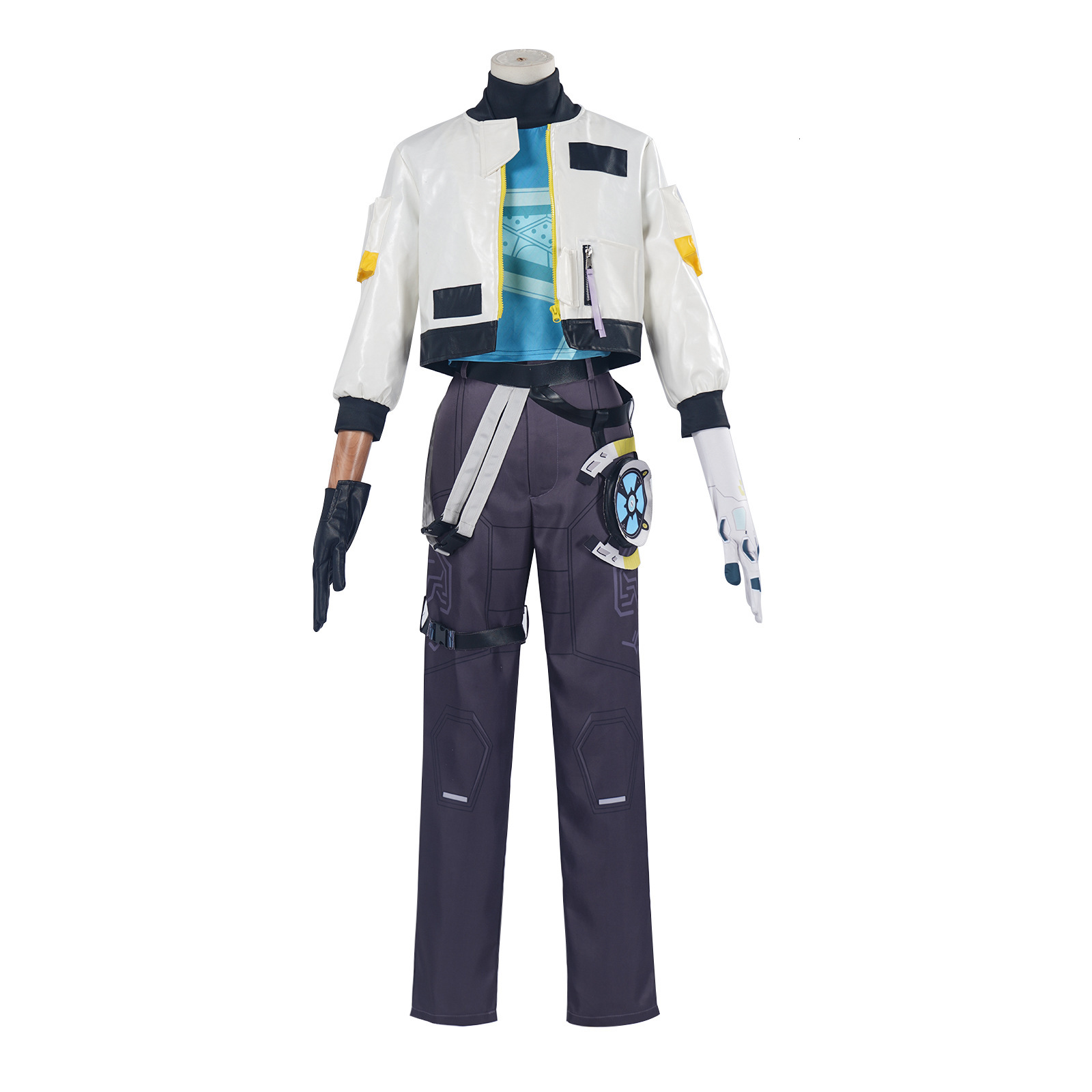 Fearless Contract Sentry Steel Lock Game Character Cosplay Costume