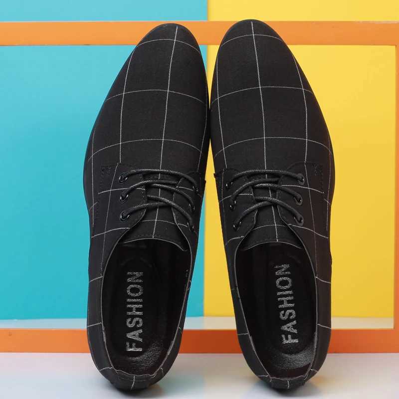 Mens spring and summer comfortable breathable Fi business casual dress leather shoesXJ250319