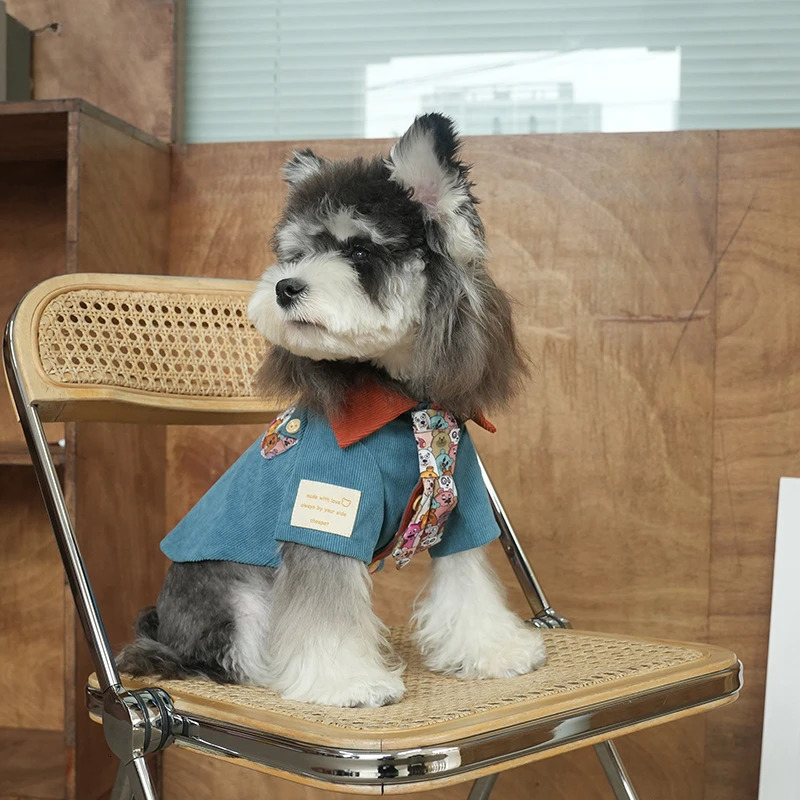 Pet clothes spring and autumn small dog puppy kitten shirt 250318