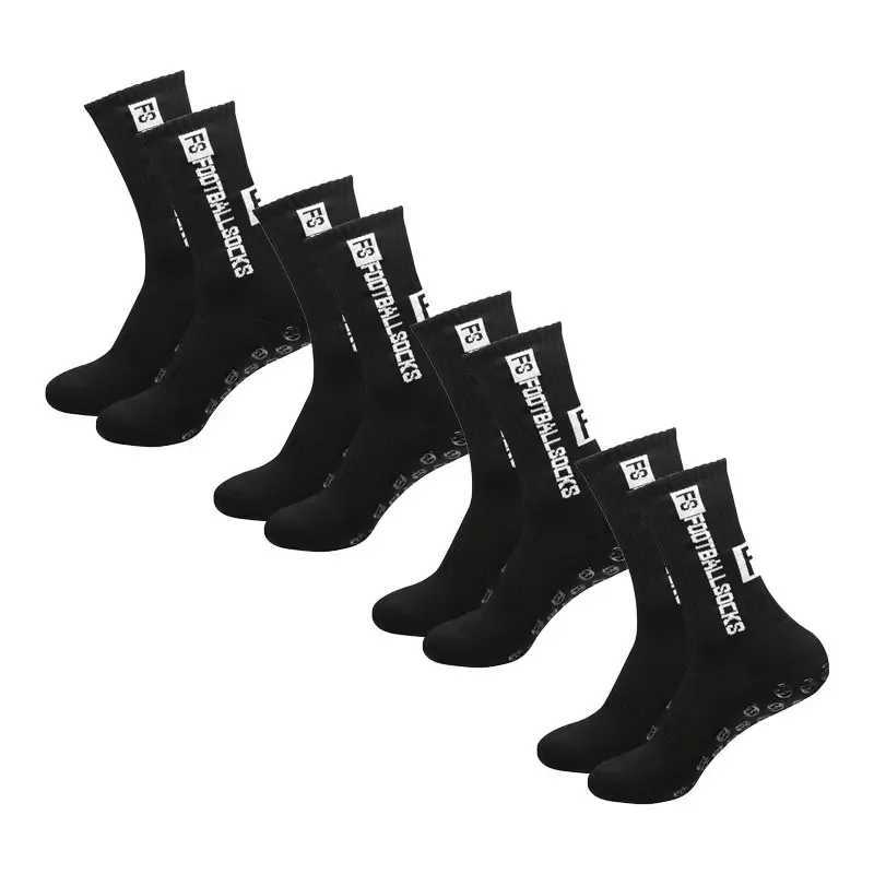 4 Pairs Soccer Socks Sports Grip Socks Anti-slip Basketball Socks Spot Rubber Anti-slip Cotton Soccer Socks X250319