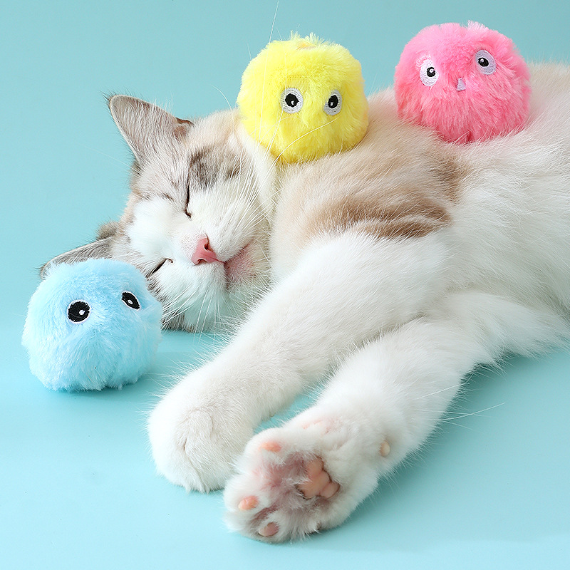 The new cat toy Self-amusement toy Catnip nip Gravity ball pet cat supplies called call ball