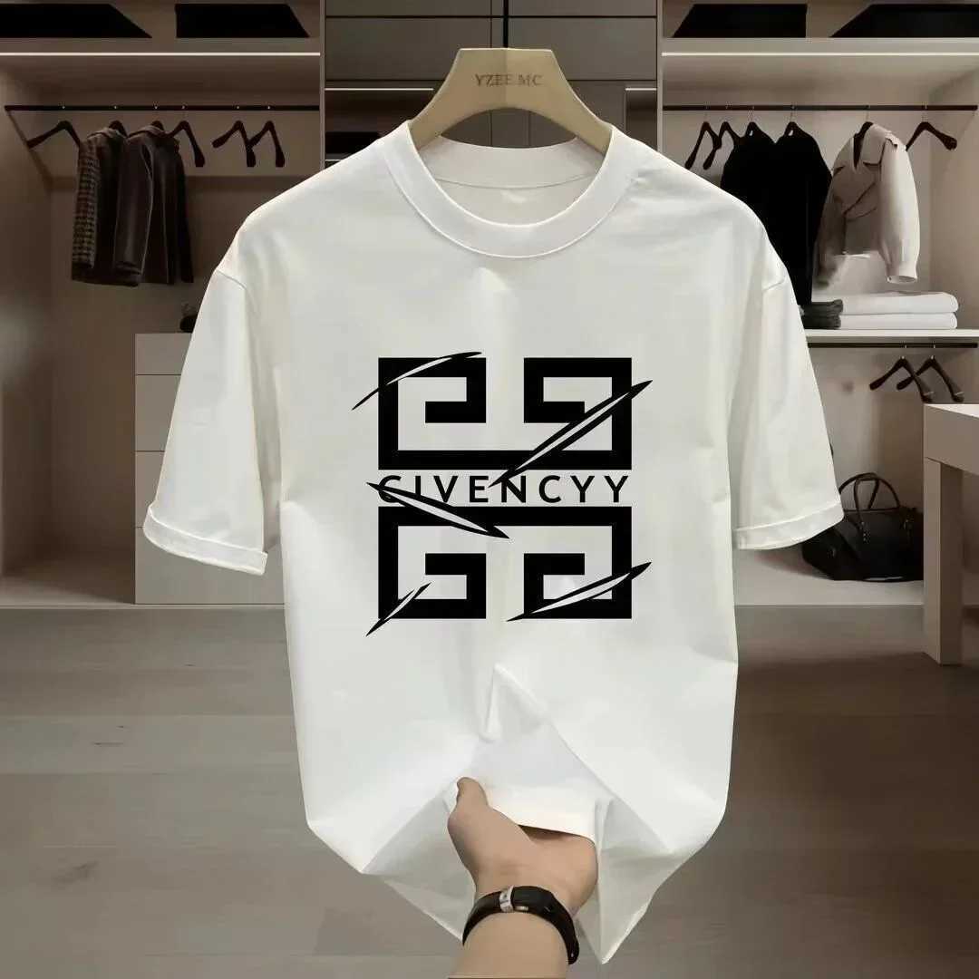 New summer fashion funny printed mens T-shirt beach breathable funny clothing oversized casual cotton top mens short sleeved shirtT250318