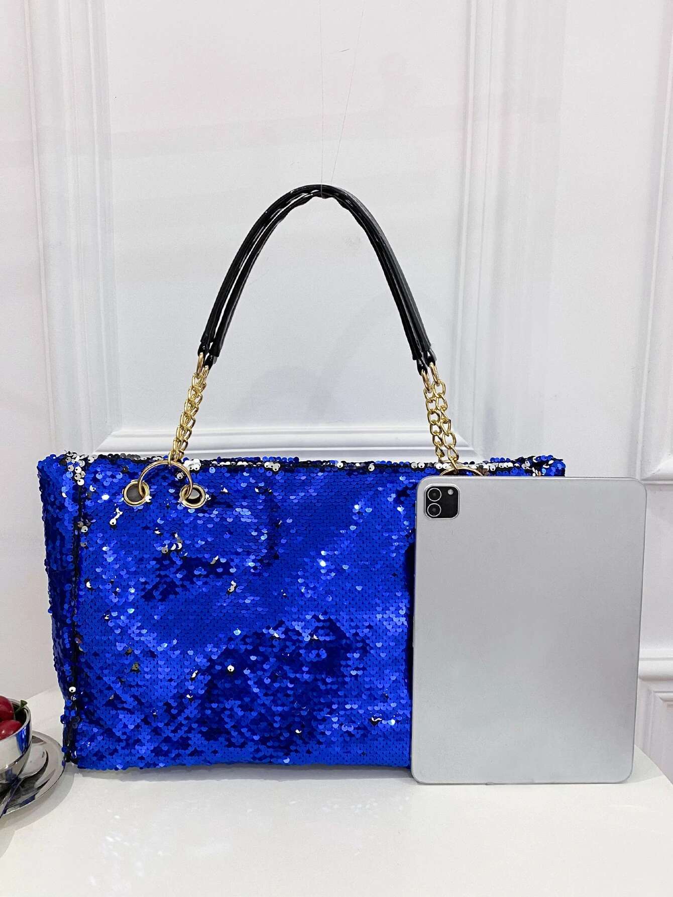 2025 New Fashion Glitter Portable Designer Women's Large Capacity Travel Single Shoulder Multi functional Women's Bag Trendy Handbag