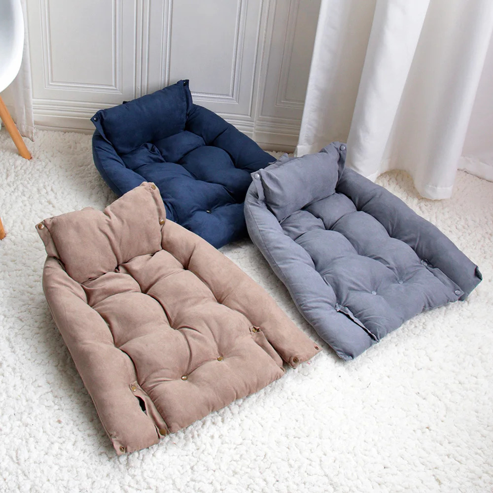 Multifunction Dog Bed Mat 3 IN 1 Dogs Cat Sleeping Sofa Warm Winter Puppy Kitten Nest Kennel Soft Pet Cushion For Cats - view 7