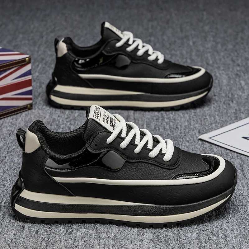 Mens Winter Street Style Platform Shoes M Punk Mens Shoes British Style Walking Sneakers Mens Casual Sneaker Y250318