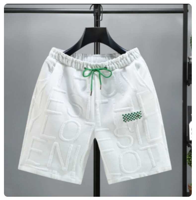 Letters Size 5XL 6XL 7XL Fashion New Knitted Shorts Mens Comfortable Elastic Waist Clothing Mens Breathable Shorts W250319