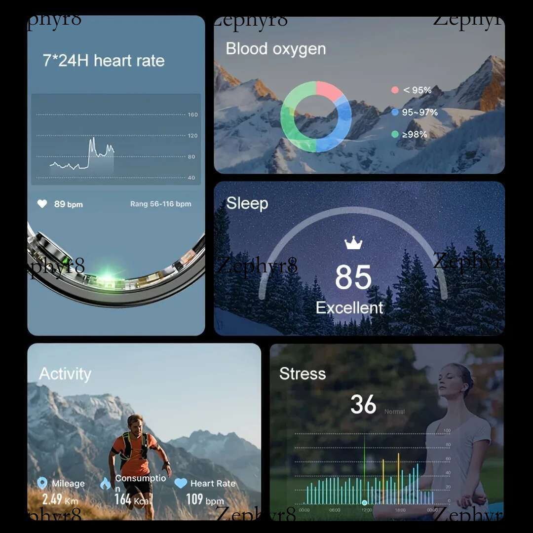 2025 New model Smart Ring Wireless Connection Phone Sports Mode Sleep Monitoring Long Range Couple Gift