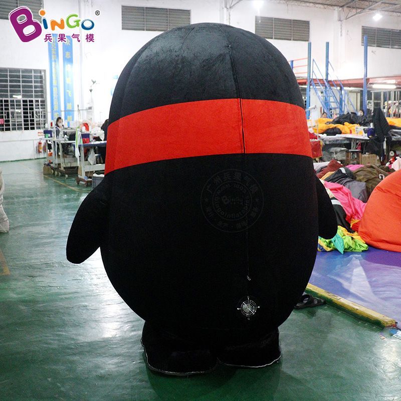 6m height (20ft) with blower Factory direct sales giant inflatable penguin cartoon inflatable model event opening promotion parade model