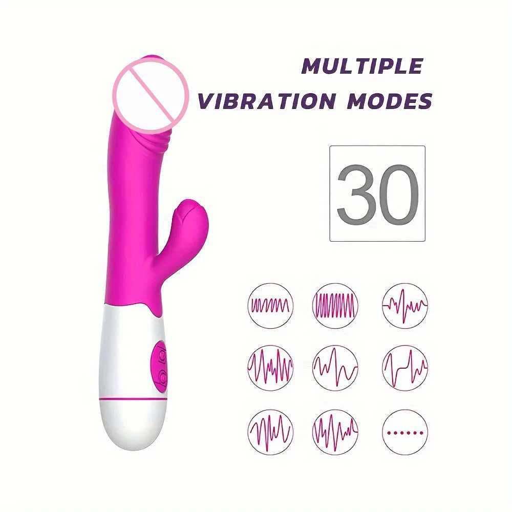 1 pc G-spot Vibrating Stimulator 30 Vibration Patterns Dildo Adult Sex Toys Masturbation Sexy Toys (Without Battery) W250319