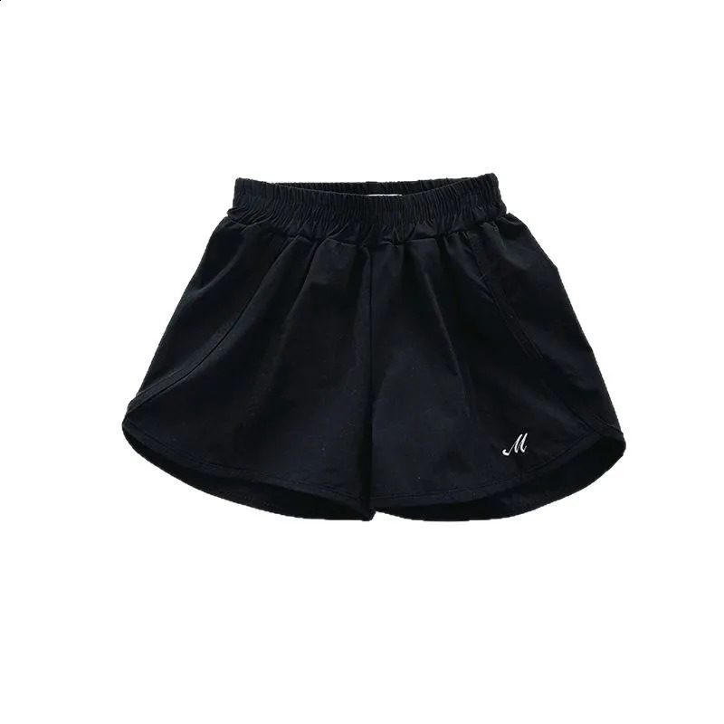 Boys Girls Shorts Cotton Summer Kids Sport Shorts Korean Loose Casual Pink Black Blue Purple Beach Shorts 250319