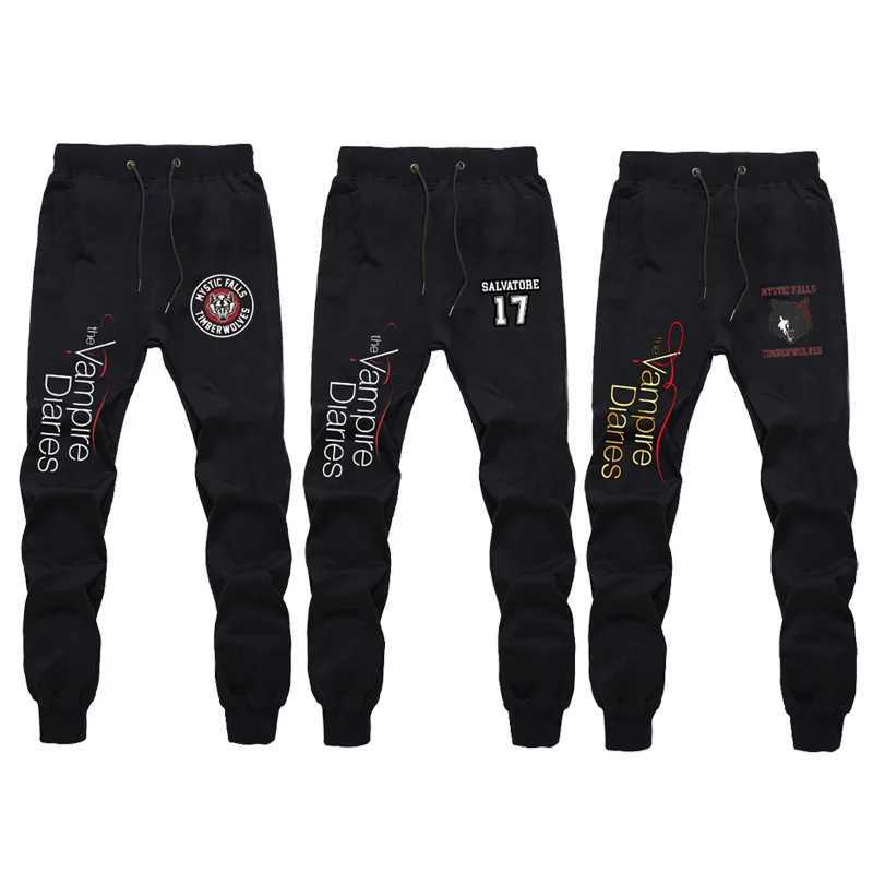 The Vampire Diaries Pants Unisex Sport Pants Casual Sweatpants Men Women Trousers Breathable Long Pants Teens Jogger Pants X250319