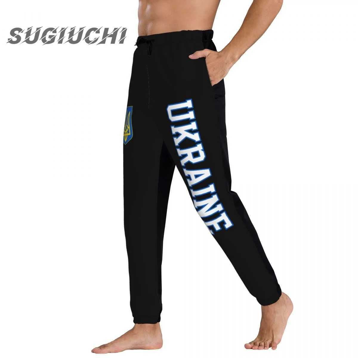 Ukraine Country Flag Mens sweatpants mens pants joggers jumpsuit track sweat fitness fleece tactical casual X250319