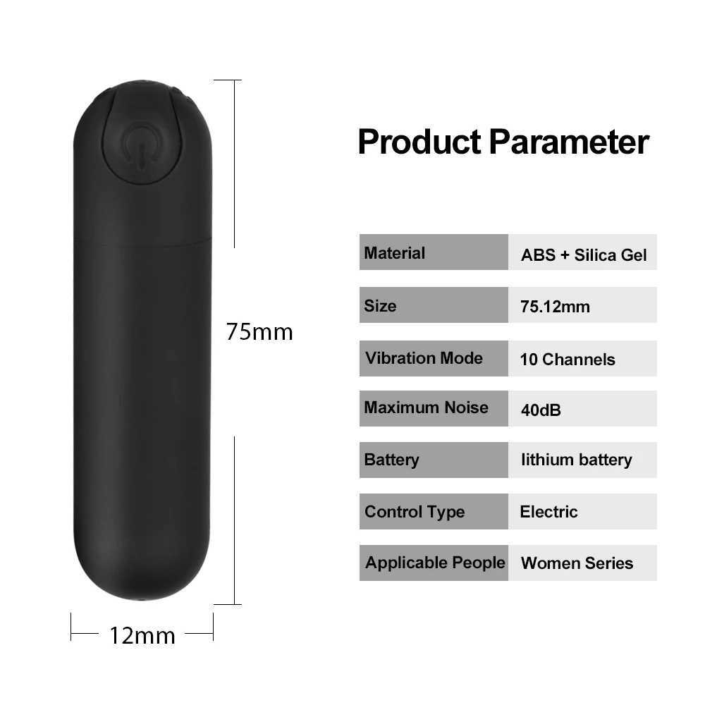 10 speed mini bullet vibrator fake penis sex toy female G-spot vaginal clitoral stimulation vibrator female adult sex toy 18+ W250319