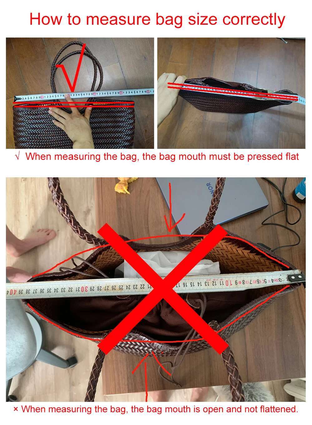 Handbags Women's Genuine Leather Shoulder Weaving Casual Shopping Bag Vintage Big Tote Purse Cowhide Cross Hand Bags Lady