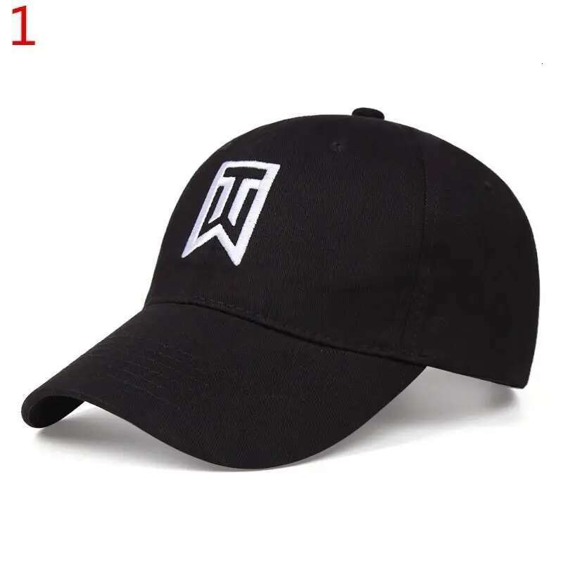 Tiger Woods Hip Hop Cotton Daddy Adjustable Turning Baseball Cap Outdoor Sports Truck Driver Hat
