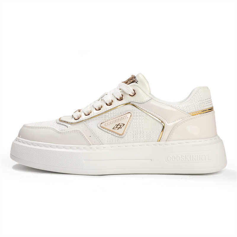 Men Shoes New Breathable Shoes Trendy Versatile White Shoes Athleisure Style Shoes Trendy Board Shoes Beige Free shipping shoes size 38-44