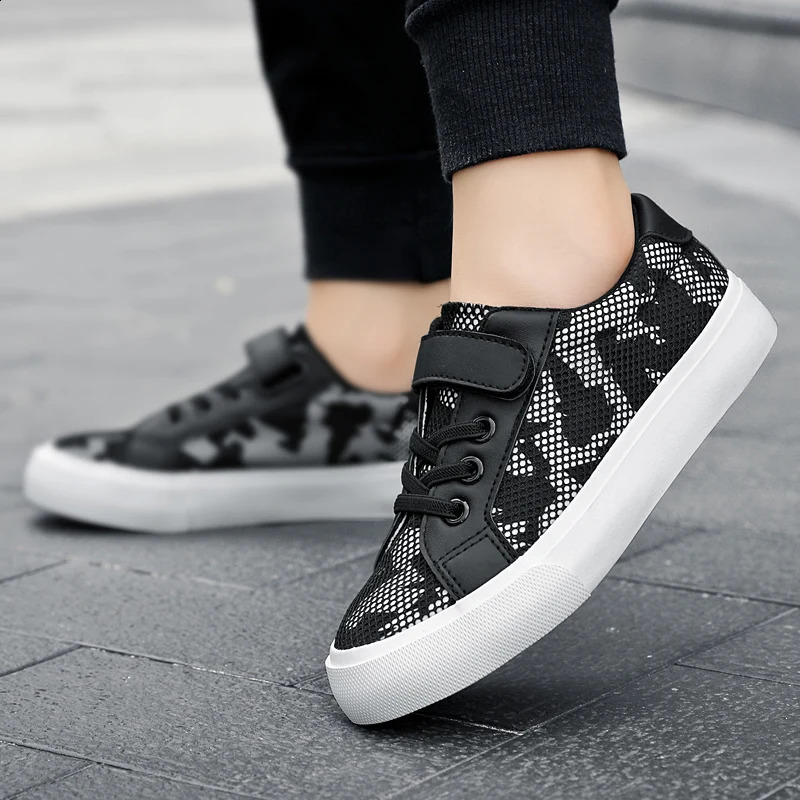 Kids Shoes Children Sneakers vulcanized Non-slip Wear Resistant Sports Walking Childrens Skate Shoes Quality Sneakers for Boys 250319