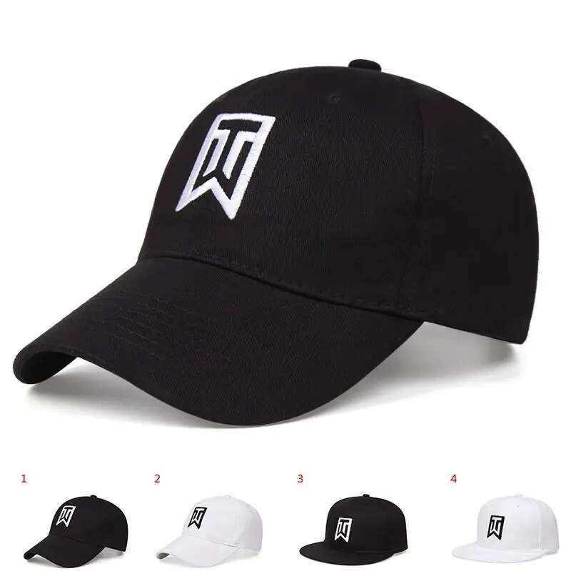 Tiger Woods Hip Hop Cotton Daddy Adjustable Turning Baseball Cap Outdoor Sports Truck Driver Hat