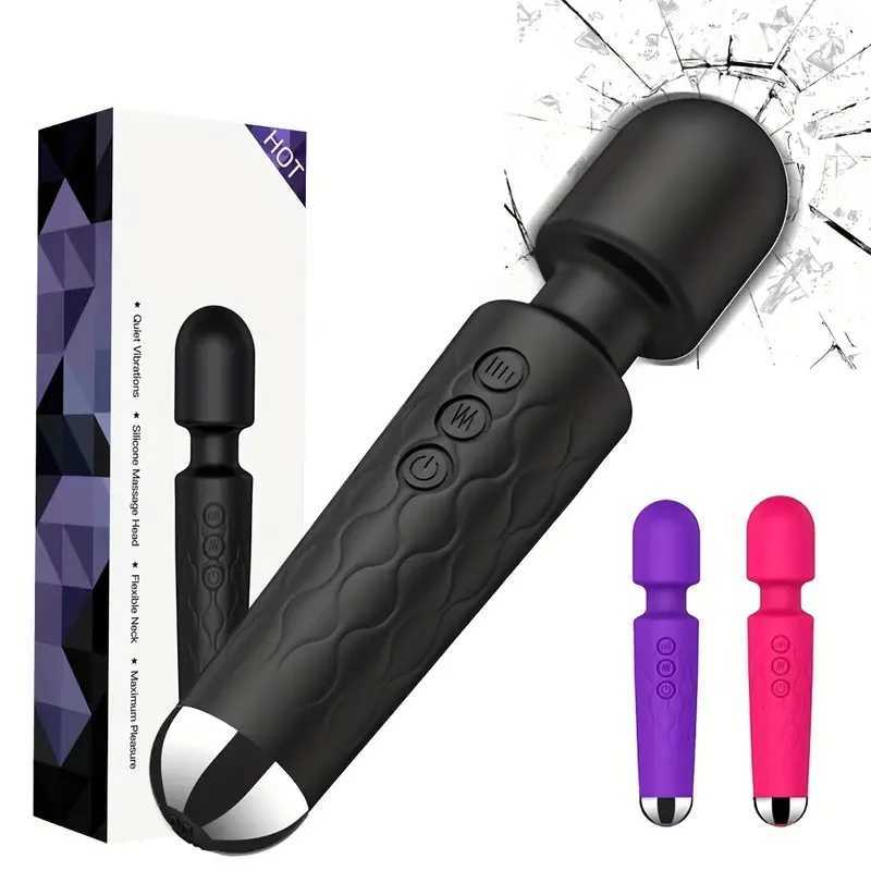 Powerful Clitoris Vibrators USB Recharge AV Vibrator Massager Sexual Wellness Erotic Sex Toys for Women Adult Product G Spot W250319