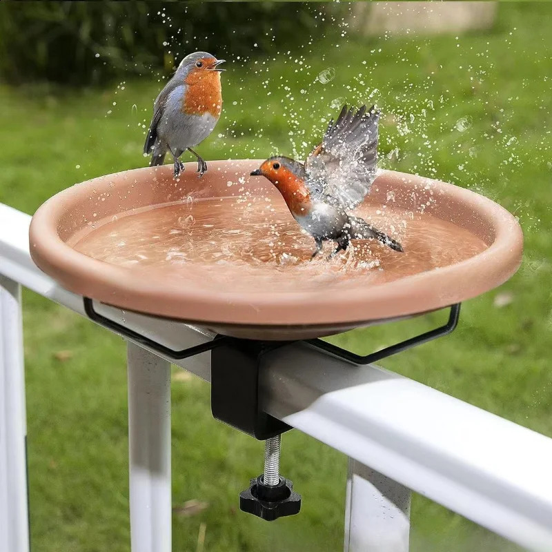 bird utensil holder outdoor garden bath hummingbird predator creative wrought iron feeder accessories 250318
