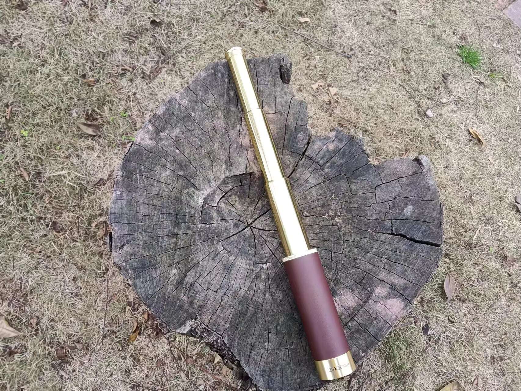 25x30 mm Pirate Telescope Spyglass for Adults and Kids, Handheld Collapsible Monocular