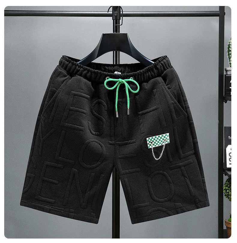 Letters Size 5XL 6XL 7XL Fashion New Knitted Shorts Mens Comfortable Elastic Waist Clothing Mens Breathable Shorts W250319
