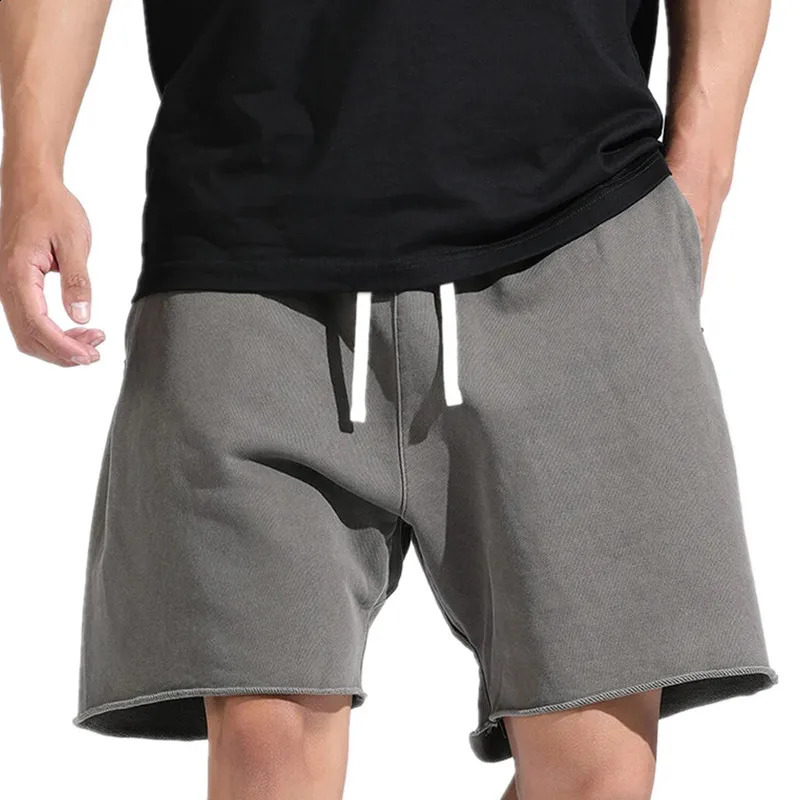 2024 Mens Fitness Sports Shorts Summer Trend Breathable Loose Leisure Running Basketball Training Pants 250312