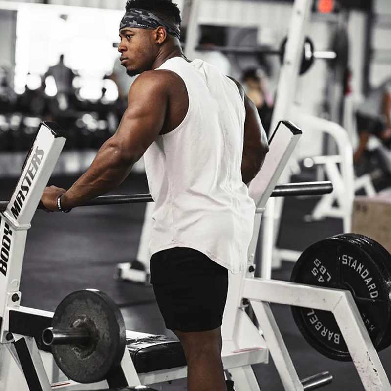 Trendy sports quick drying vest ins gym loose muscle running vest summer sleeveless elastic t-shirt sweaty men M-4XLT250318