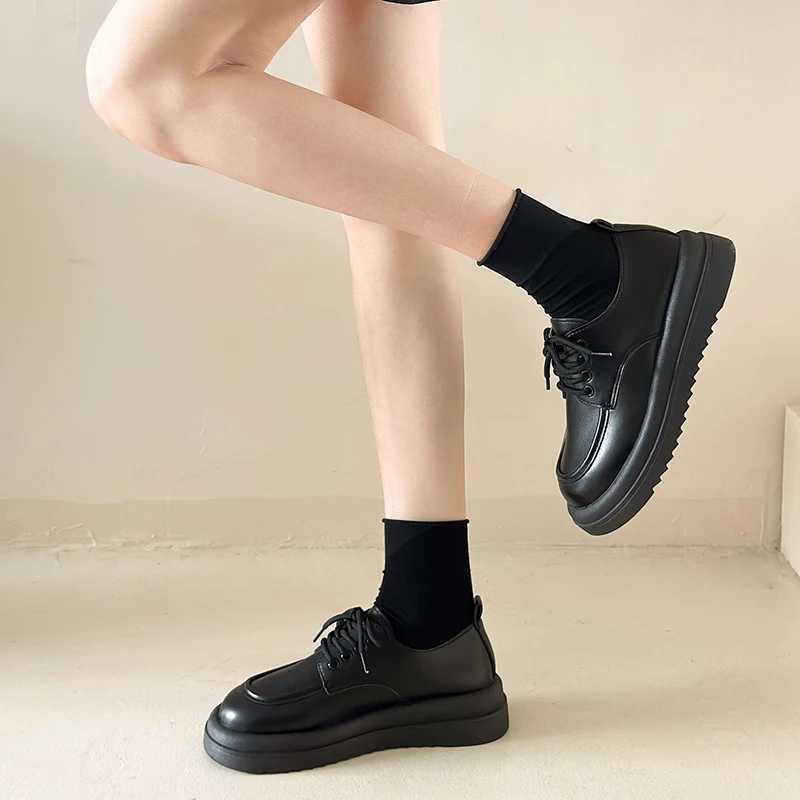 Womens big brand designer round heel flat shoes 2025 comfortable casual and outdoor womens single shoesXJ250319