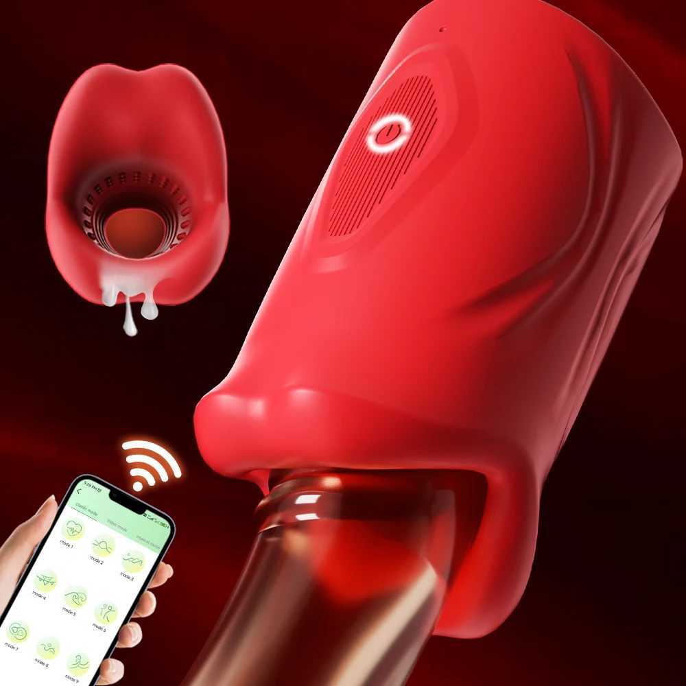 Automatic Male Masturbator Cup app controls vibrator for real vaginal sex pocket Pussy Penis oral sex toyXJ250319