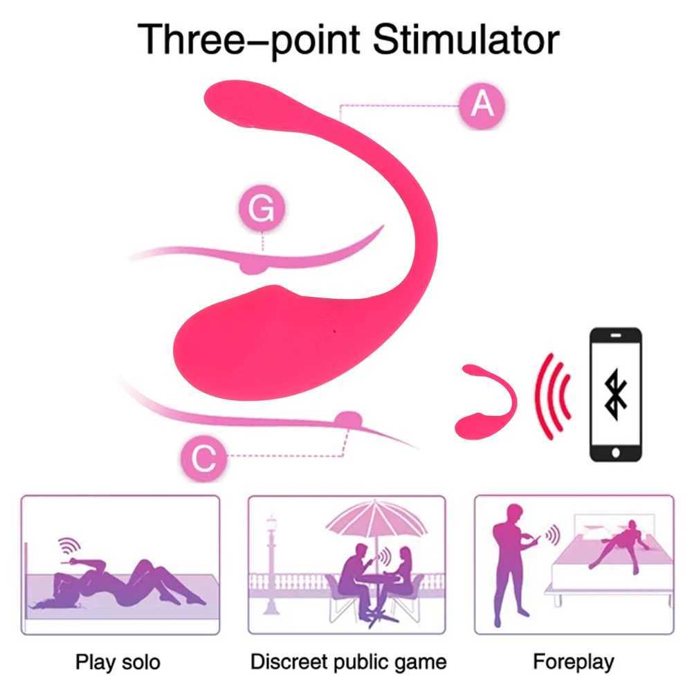 APP Remote Control Vibrator Female Bluetooth Vibrator for Women Goods for Adults Sex Toys Wearable Dildo Sex Toy W250319