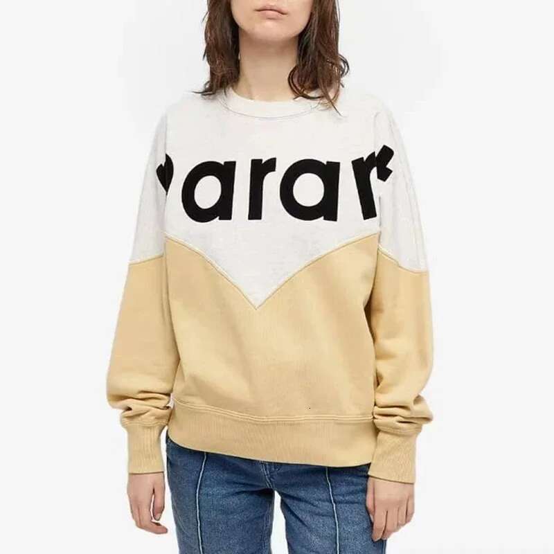 24 Winter New French Niche IS Classic Cking Contrasting Color Matching Women's Fleece Crew Neck Sweater