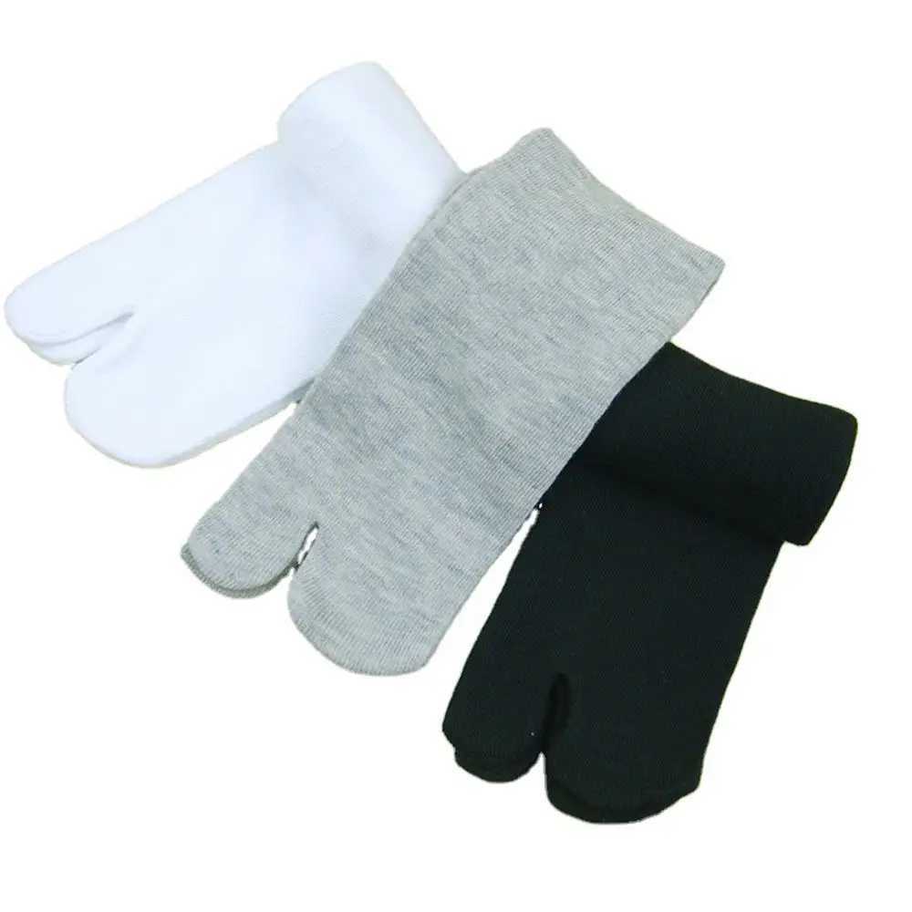 1Pairs Breathable Two Fingers Socks Practical Unisex Japanese Kimono Flip Flop Sandals Split Toe Tabi Ninja Geta Socks X250319