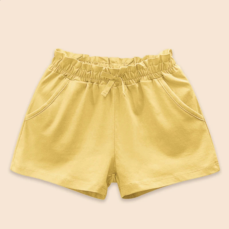Summer 1-8T Baby Bloomers Candy Solid Color Elastic Girls Cotton Shorts Toddler Kids Baby Girl Shorts Child Girls Clothes 250319