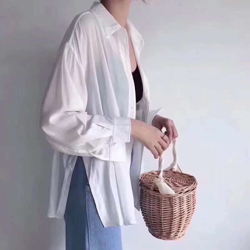 Fashion Beach Ladies Hand Bag Tote Travel Clutch Bohemian Straw Women Summer Wicker Basket Handbag