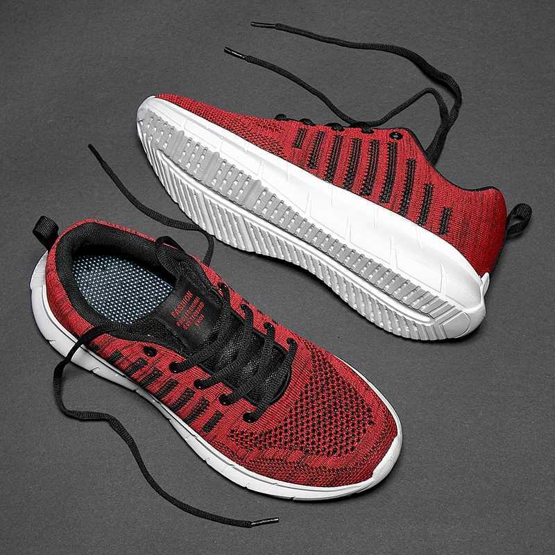 Men Sneakers Breathable Mesh Lightweight Casual Shoes 2022 New Fashion Outdoor Comfortable Flat Summer Footwear Male Shoes Men Z250319