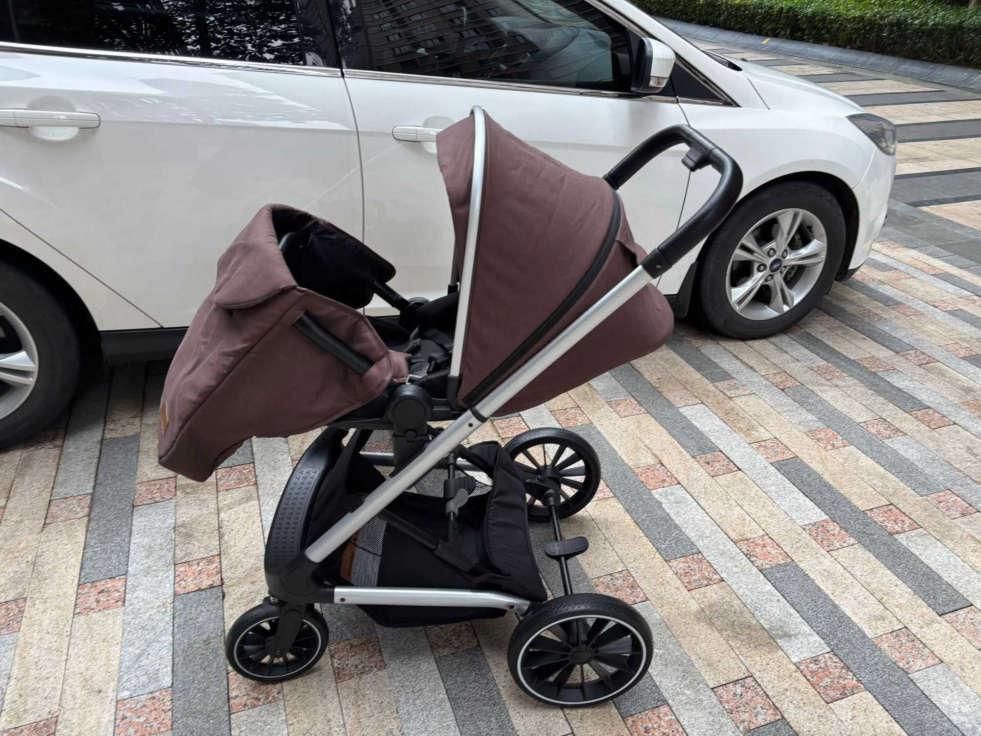 Baby stroller reversible seat newborn stroller with subwoofer mode luxury folding baby stroller toddler stroller baby pram Z250319