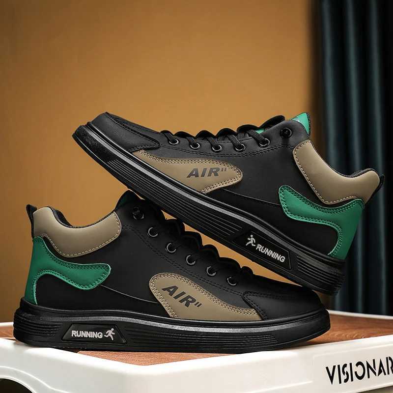New High-top Mens Casual Shoes Four Seasons Fashion Trend Lace-up Mens Shoes Outdoor Running Sports Mens Casual Sports Shoes Z250319