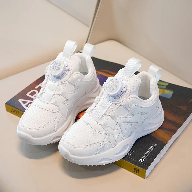 Pink and White Dad Shoes for Baby Fashion Children Comfortable Breathable Sneakers Non-slip School Casual Walking Footwear 250319
