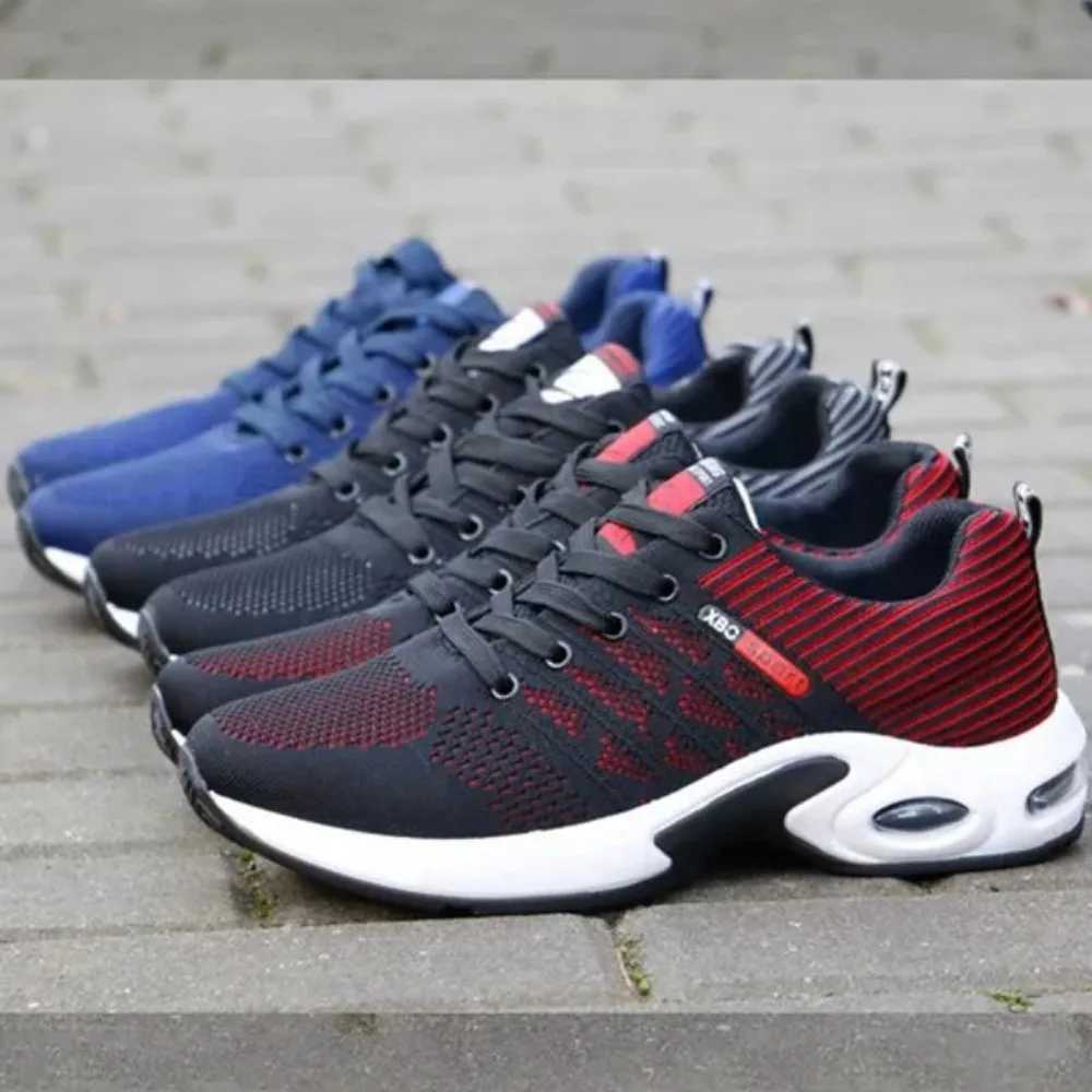 Mens air cushion sneakers Air Mesh Breathable sneakers Super lightweight lace-up walking jogging running sneakers size 39-44 Z250319
