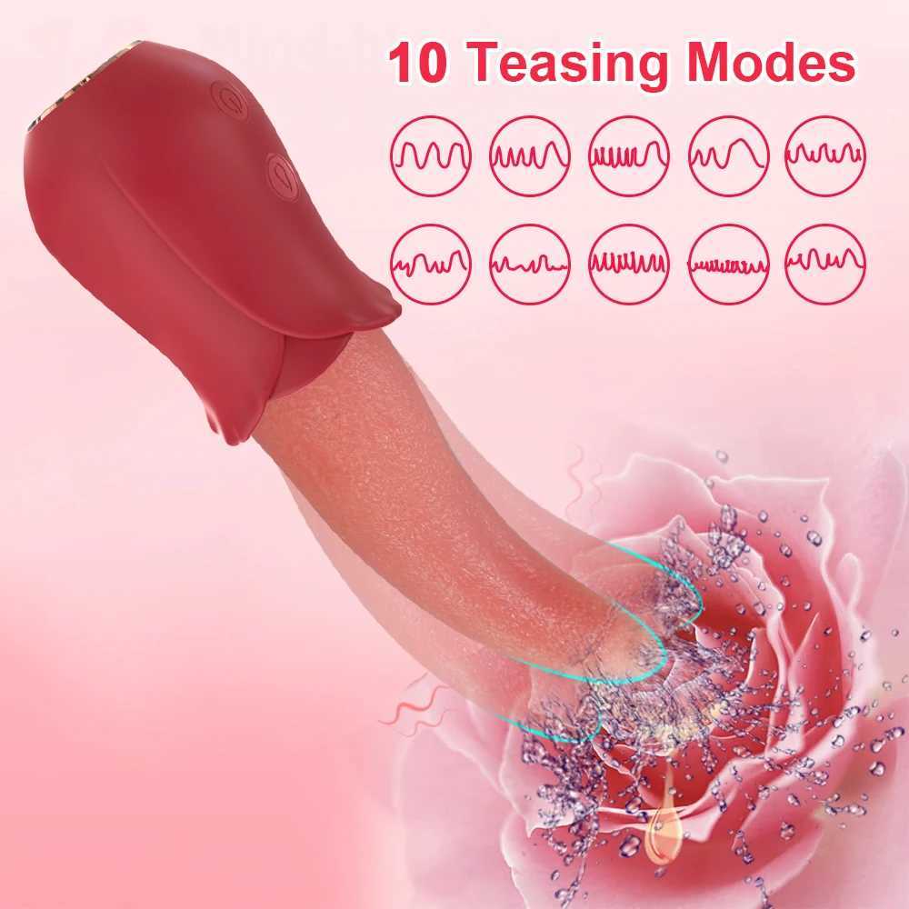 Powerful tongue licking vibrator adult sex toy female masturbation Nipple Vagina clitoral stimulator G-spot vibrator W250319
