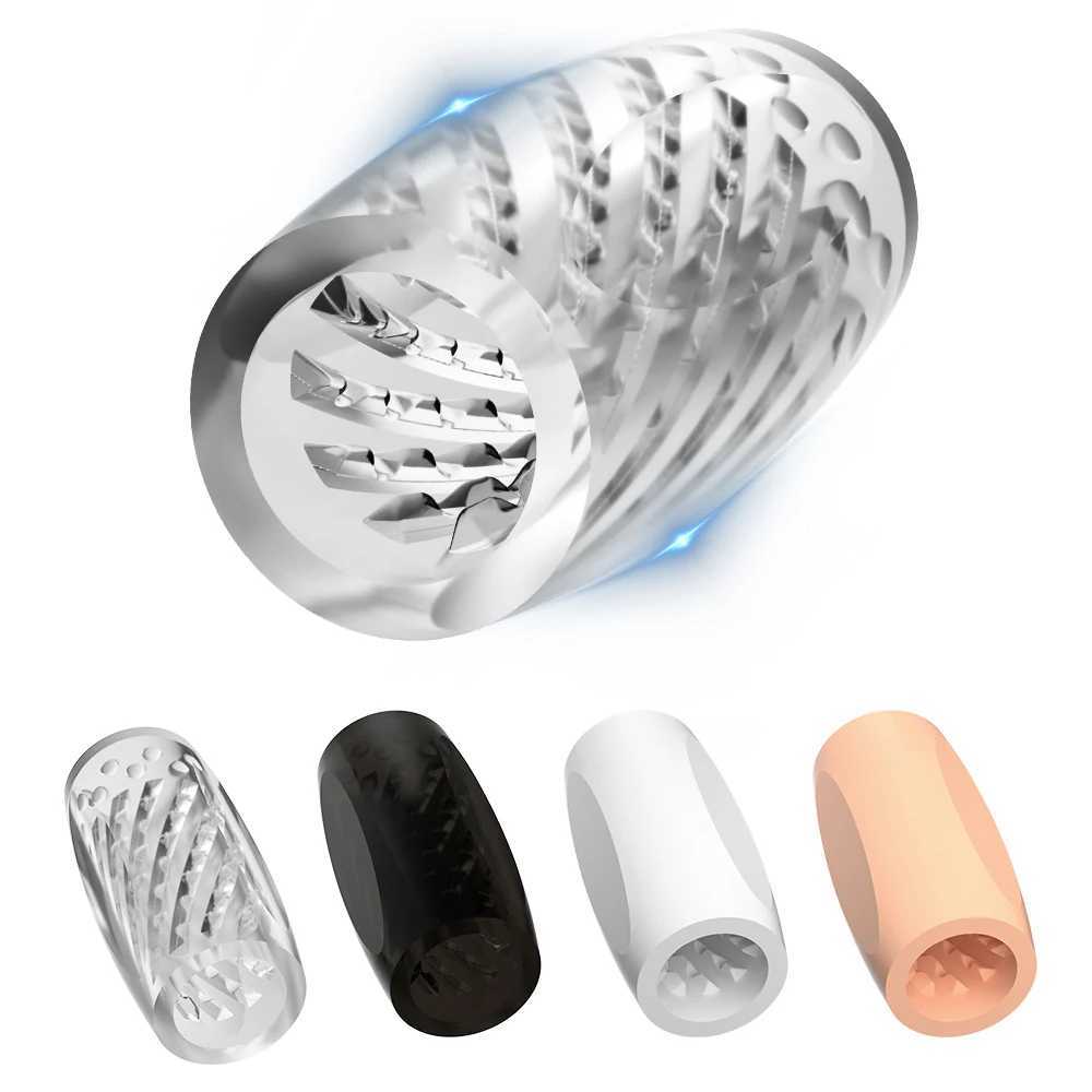 Soft Male Masturbation Cup Vaginal Portable Masturbator Stimulating Penis Massager Male Glans Sports Oral Sex Toy Male Adult ProductsXJ250319