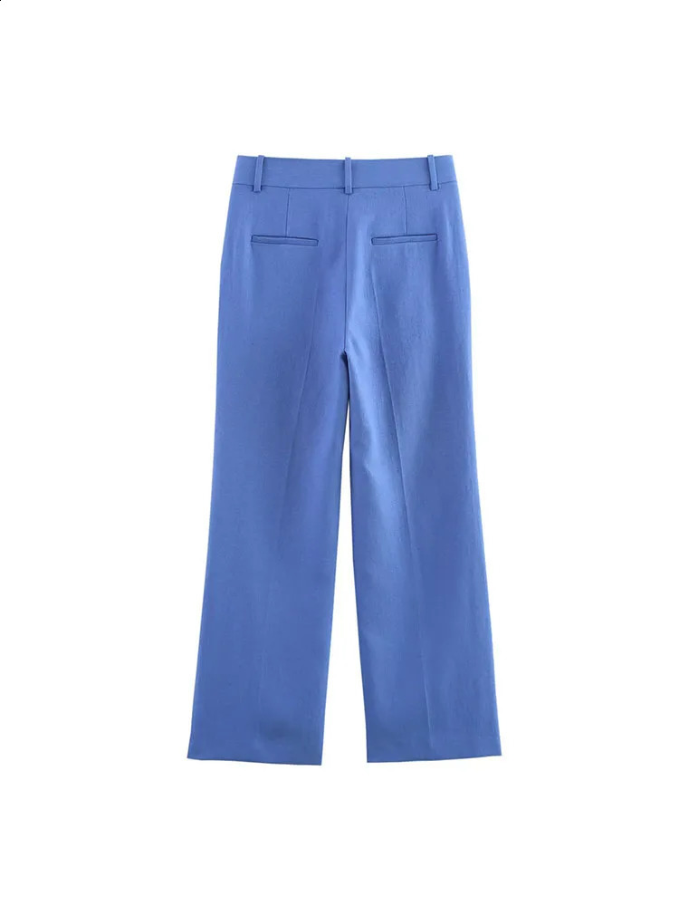 Women Spring Pant Suits 2Pieces Sets 2025 Casual Solid Linen Blazers Coats and Trousers Female Elegant Two Suit Clothes 250319