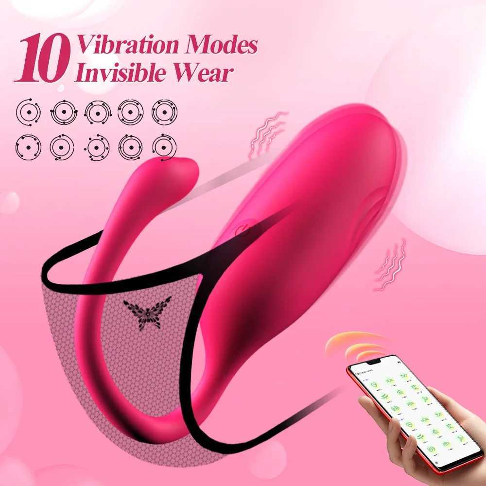 Bluetooth Control G-spot vibrator for women wearing underwear clitoral massager masturbation toy 18+ W250319