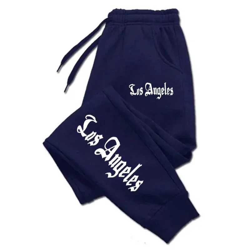 Los Angeles City Letter Print Men Women Trouser Oversized Jogging Sweatpants Running Trousers Jogger Sweat Pants Couple Clothing X250319