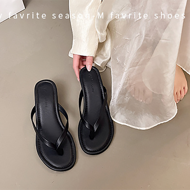 Wedge slippers High heels with pinch toes Designer free Shipping Women wear flip-flops 2025