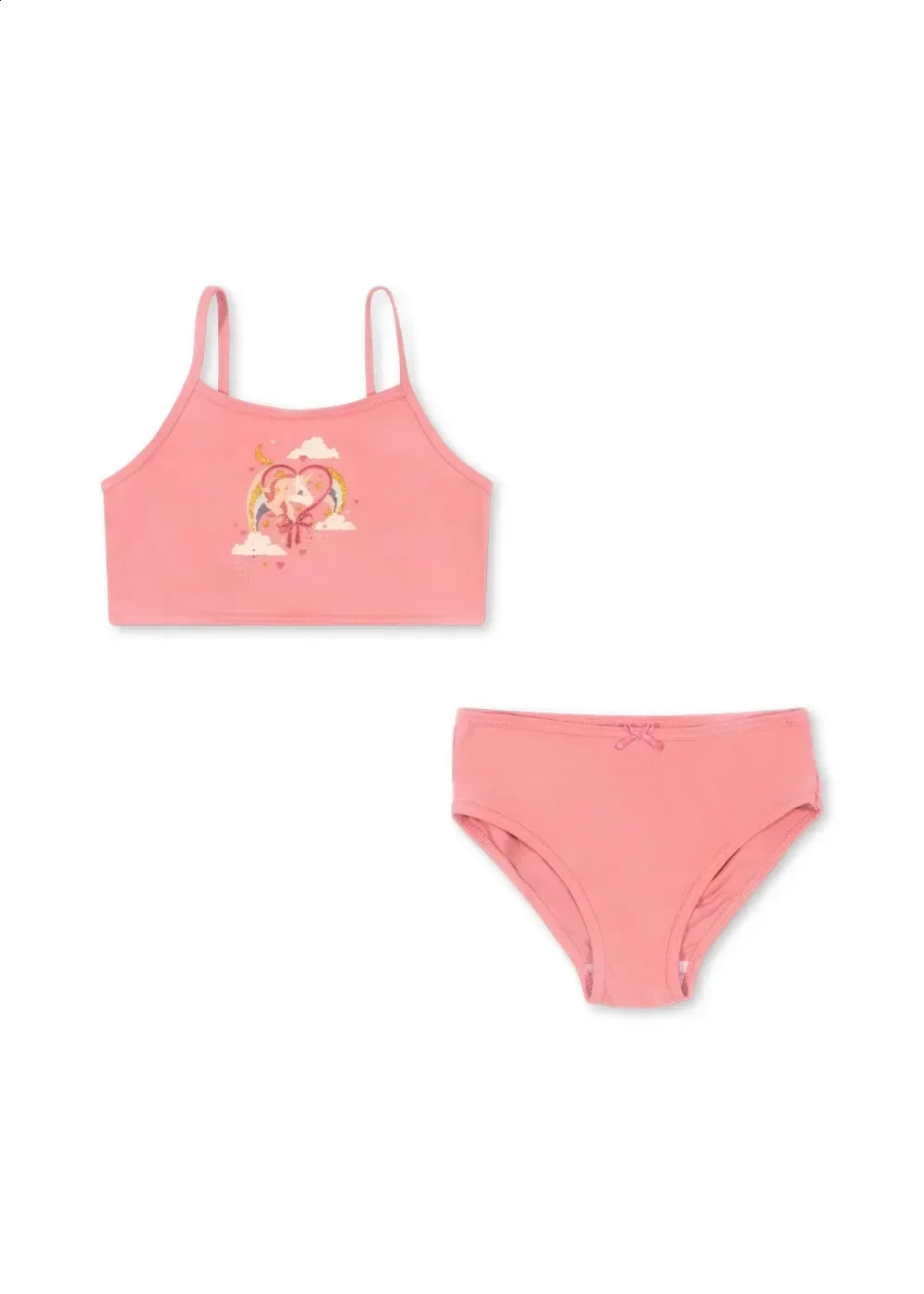 Kids Swimwear Sets 2025 KS Summer Toddler Baby Girls Swimsuits One Piece Cute Print Holiday Outwear Bikini Clothes 250319