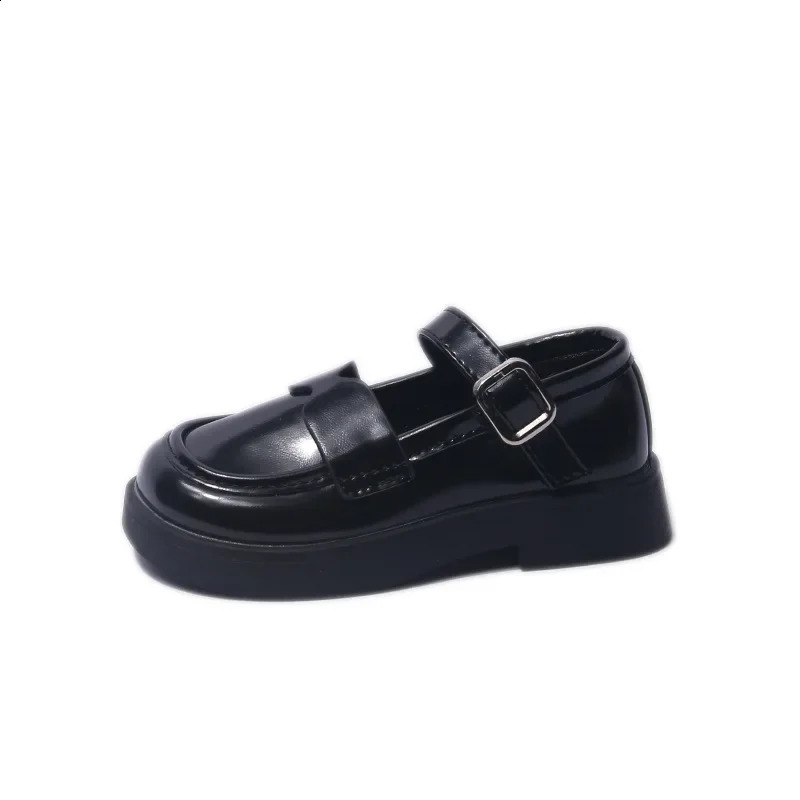 Baby Girl PU Shoes Wedding Party Daily Lolita Fashion Kids Flats Sweet Princess School Loafer 2335 Footwear 250319